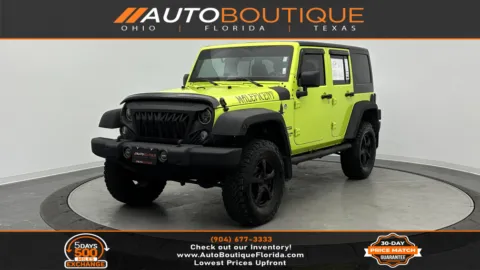 Green 2017 Jeep Wrangler Unlimited Sport for sale in Jacksonville, FL