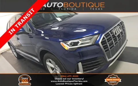 Blue 2022 Audi Q7 Premium for sale in Jacksonville, FL
