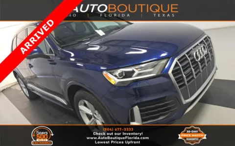 Blue 2022 Audi Q7 Premium for sale in Jacksonville, FL