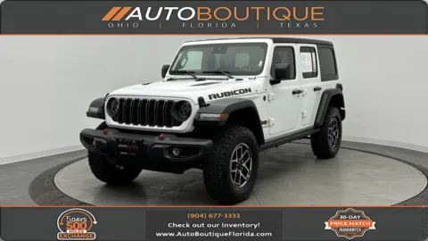 White 2025 Jeep Wrangler Rubicon for sale in Jacksonville, FL
