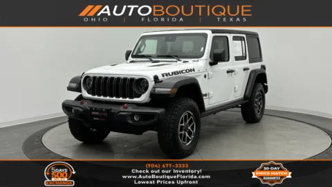 White 2025 Jeep Wrangler Rubicon for sale in Jacksonville, FL