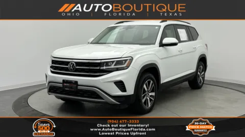 White 2021 Volkswagen Atlas 2.0T SE for sale in Jacksonville, FL