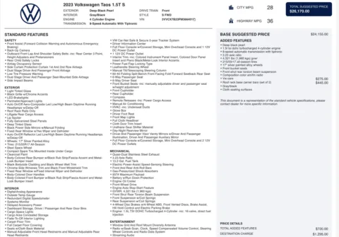 More photos of 2023 Volkswagen Taos S at Auto Boutique Florida, FL