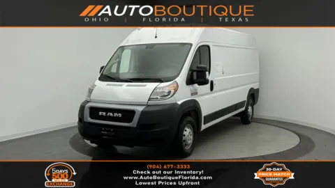 White 2021 Ram ProMaster Cargo Van 2500 159 WB for sale in Jacksonville, FL