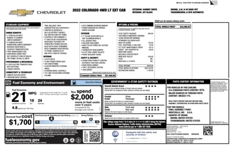 More photos of 2022 Chevrolet Colorado 4WD LT at Auto Boutique Florida, FL