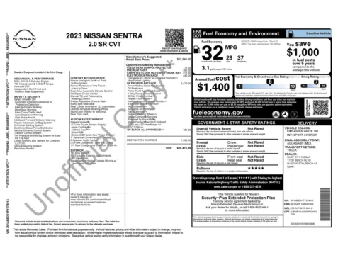 More photos of 2023 Nissan Sentra SR at Auto Boutique Florida, FL