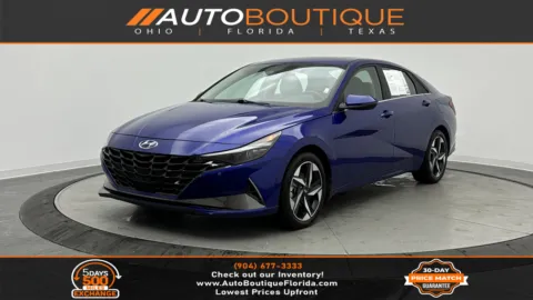 Blue 2023 Hyundai Elantra Hybrid Limited for sale in Jacksonville, FL