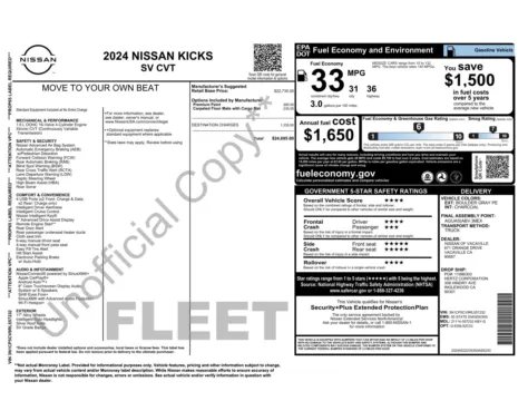 Photos of 2024 Nissan Kicks SV for sale in Jacksonville, FL at Auto Boutique Florida