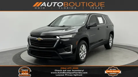 Black 2022 Chevrolet Traverse LS for sale in Jacksonville, FL