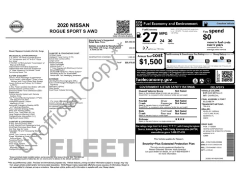 Photos of 2020 Nissan Rogue Sport S for sale in Jacksonville, FL at Auto Boutique Florida