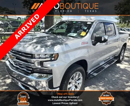 Silver 2022 Chevrolet Silverado 1500 LTD LTZ for sale in Jacksonville, FL