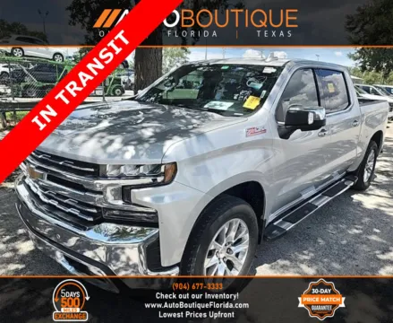 Silver 2022 Chevrolet Silverado 1500 LTD LTZ for sale in Jacksonville, FL