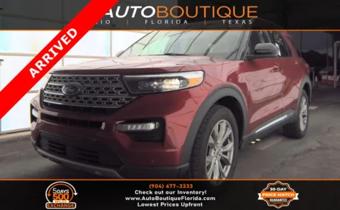 Red 2023 Ford Explorer Limited for sale in Jacksonville, FL