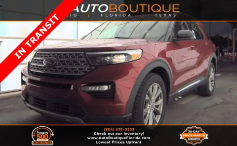 Red 2023 Ford Explorer Limited for sale in Jacksonville, FL