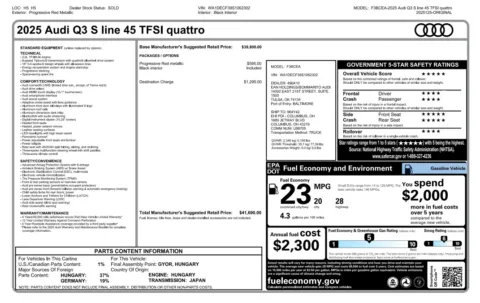 More photos of 2025 Audi Q3 S line Premium at Auto Boutique Florida, FL