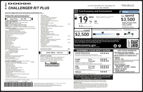 Photos of 2016 Dodge Challenger R/T Plus for sale in Jacksonville, FL at Auto Boutique Florida