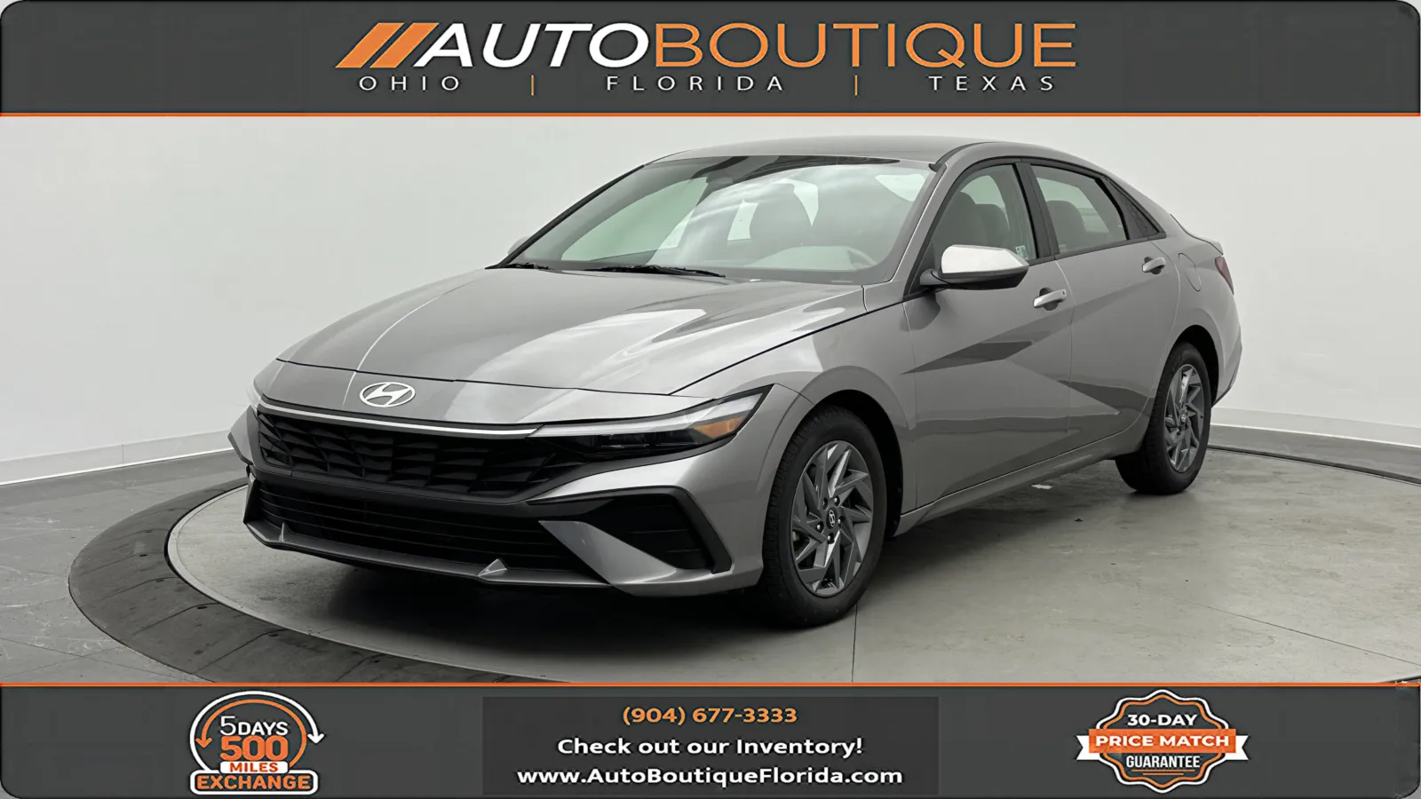 Gray 2024 Hyundai Elantra SEL for sale in Jacksonville, FL