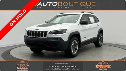 White 2019 Jeep Cherokee Trailhawk for sale in Jacksonville, FL