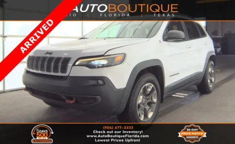 White 2019 Jeep Cherokee Trailhawk for sale in Jacksonville, FL