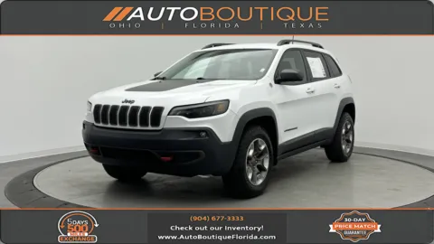White 2019 Jeep Cherokee Trailhawk for sale in Jacksonville, FL