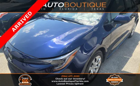 Blue 2020 Toyota Corolla LE for sale in Jacksonville, FL