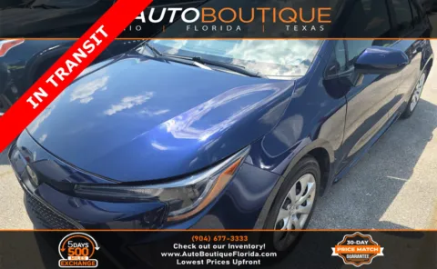 Blue 2020 Toyota Corolla LE for sale in Jacksonville, FL