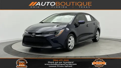 Blue 2020 Toyota Corolla LE for sale in Jacksonville, FL