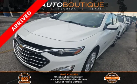 White 2021 Chevrolet Malibu LT for sale in Jacksonville, FL