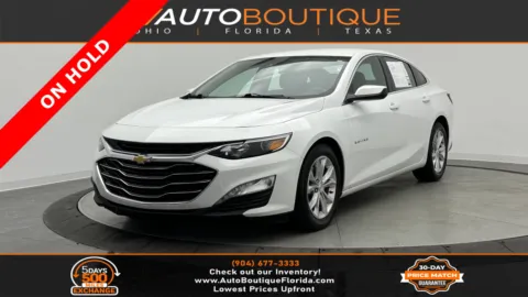 White 2021 Chevrolet Malibu LT for sale in Jacksonville, FL