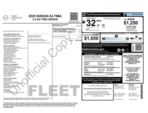 More photos of 2025 Nissan Altima SV at Auto Boutique Florida, FL