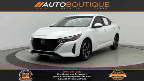White 2025 Nissan Sentra SV for sale in Jacksonville, FL