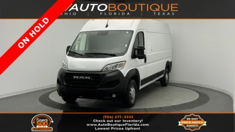 White 2023 Ram ProMaster Cargo Van 2500 159 WB for sale in Jacksonville, FL