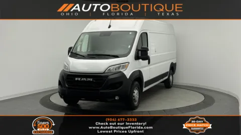White 2023 Ram ProMaster Cargo Van 2500 159 WB for sale in Jacksonville, FL