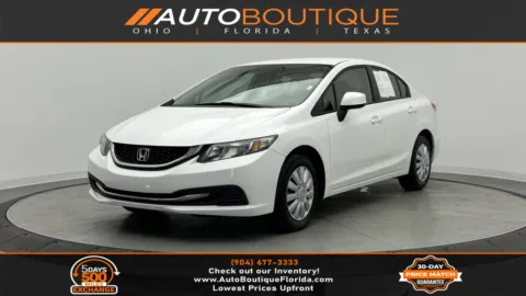 Red 2013 Honda Civic Sdn LX for sale in Jacksonville, FL