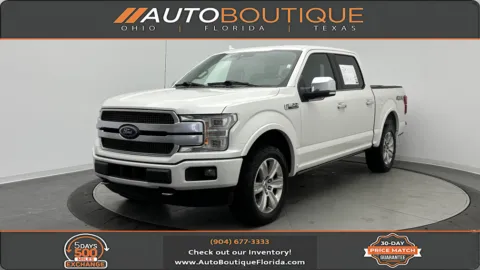 White 2018 Ford F-150 Platinum for sale in Jacksonville, FL