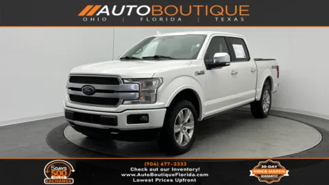 White 2018 Ford F-150 Platinum for sale in Jacksonville, FL