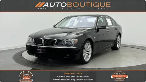 Black 2007 BMW 7 Series 750i for sale in Jacksonville, FL