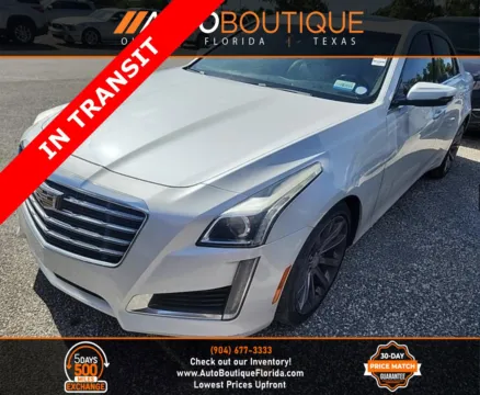 White 2018 Cadillac CTS Sedan Luxury RWD for sale in Jacksonville, FL