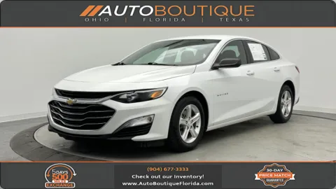 White 2021 Chevrolet Malibu LS for sale in Jacksonville, FL