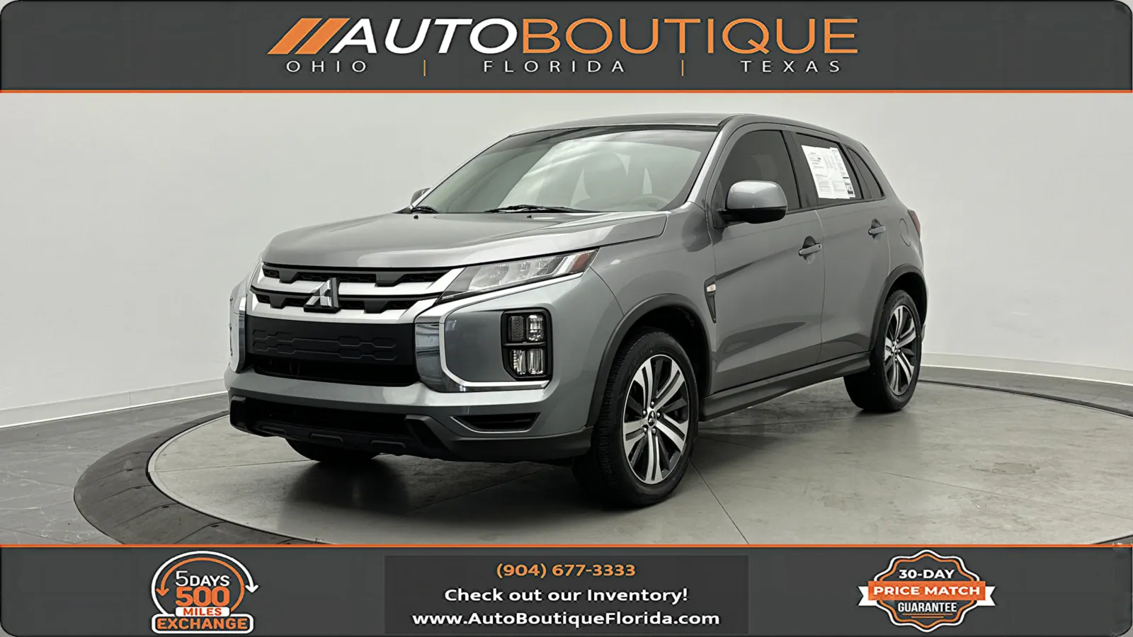 Gray 2020 Mitsubishi Outlander Sport SP 2.0 for sale in Jacksonville, FL