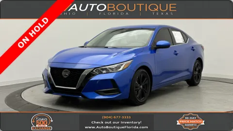 Blue 2021 Nissan Sentra SV for sale in Jacksonville, FL