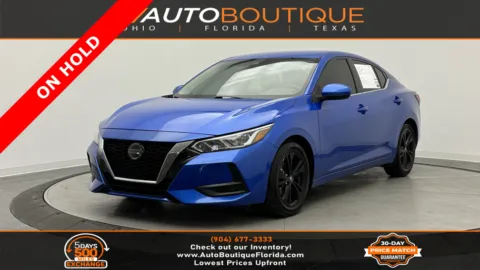 Blue 2021 Nissan Sentra SV for sale in Jacksonville, FL