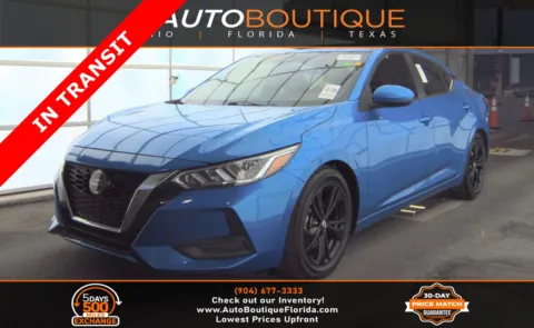 Blue 2021 Nissan Sentra SV for sale in Jacksonville, FL