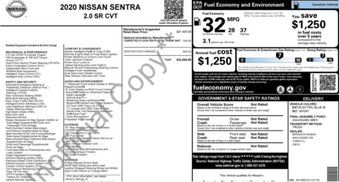 Photos of 2020 Nissan Sentra SR for sale in Jacksonville, FL at Auto Boutique Florida