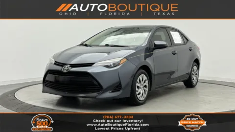 Gray 2018 Toyota Corolla LE for sale in Jacksonville, FL
