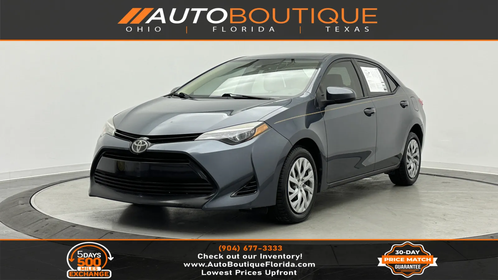 2018 Toyota Corolla LE for sale in Jacksonville, FL