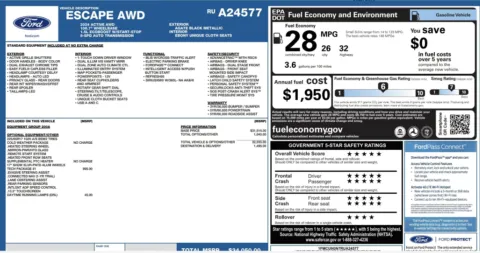 Photos of 2024 Ford Escape Active for sale in Jacksonville, FL at Auto Boutique Florida