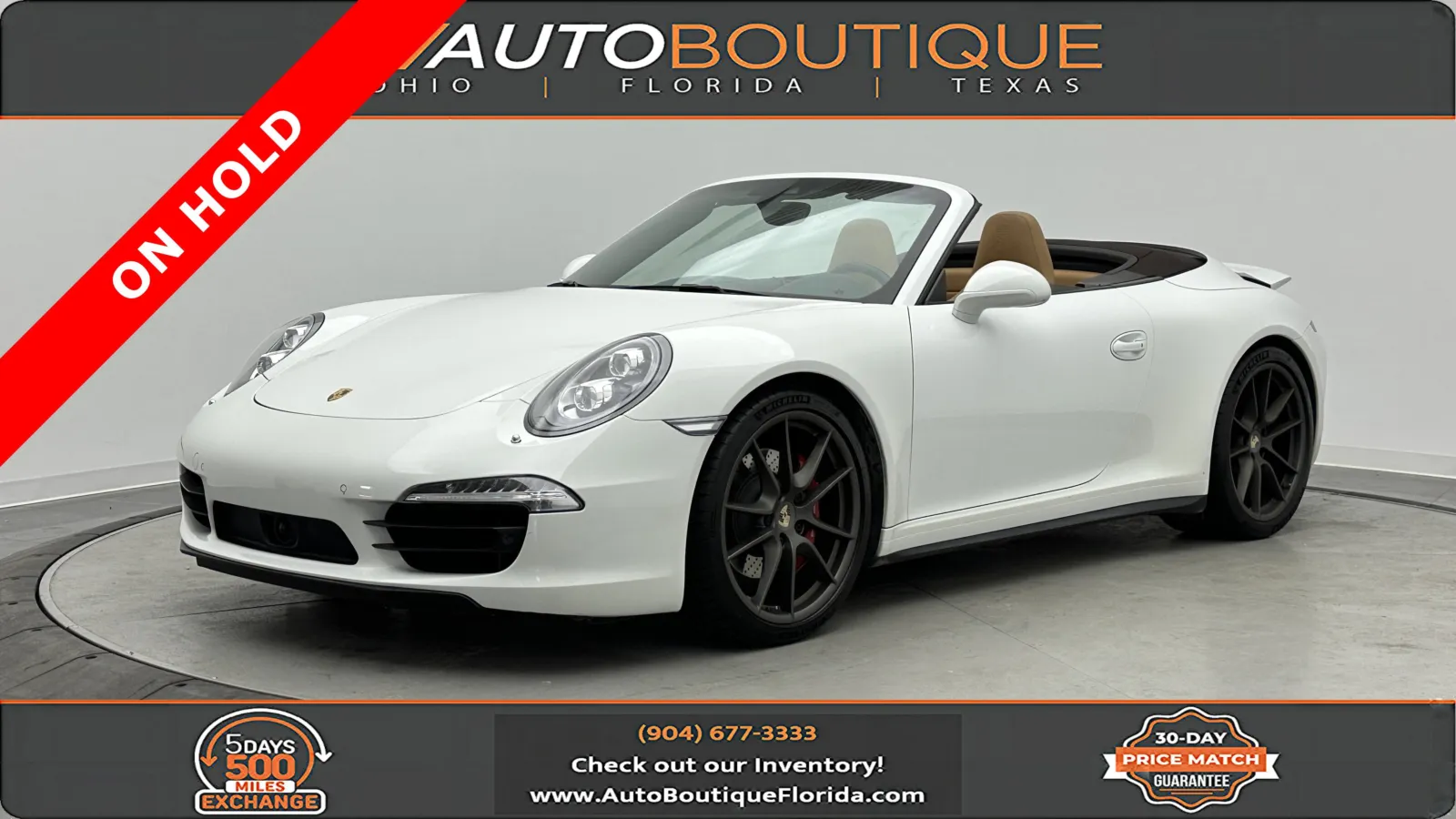 2014 Porsche 911 Carrera 4S for sale in Jacksonville, FL