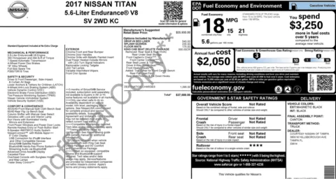 Photos of 2017 Nissan Titan SV for sale in Jacksonville, FL at Auto Boutique Florida