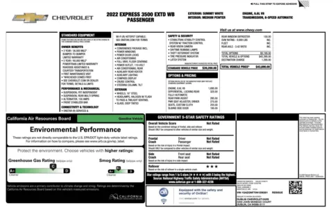 More photos of 2022 Chevrolet Express Passenger LS at Auto Boutique Florida, FL